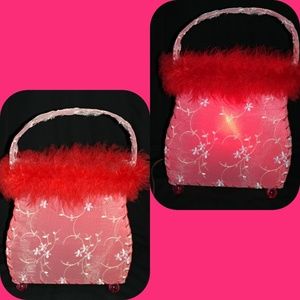 EUC BOA FRINGED PURSE LAMP